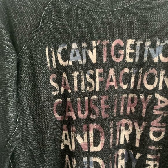 The Rolling Stones | long sleeve lyric shirt - Picture 2 of 4